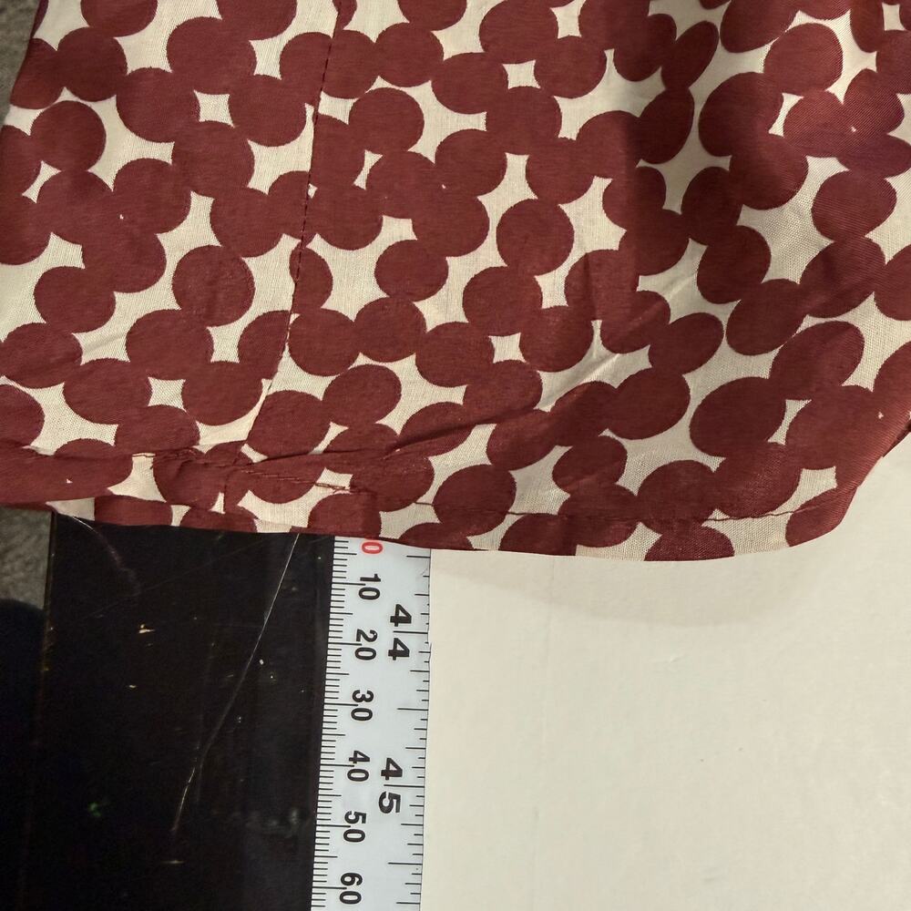 Essentiel Antwerp Carousel Dress Tiered Boho Style Midi Polka Dot Brown US8 - Picture 5 of 8